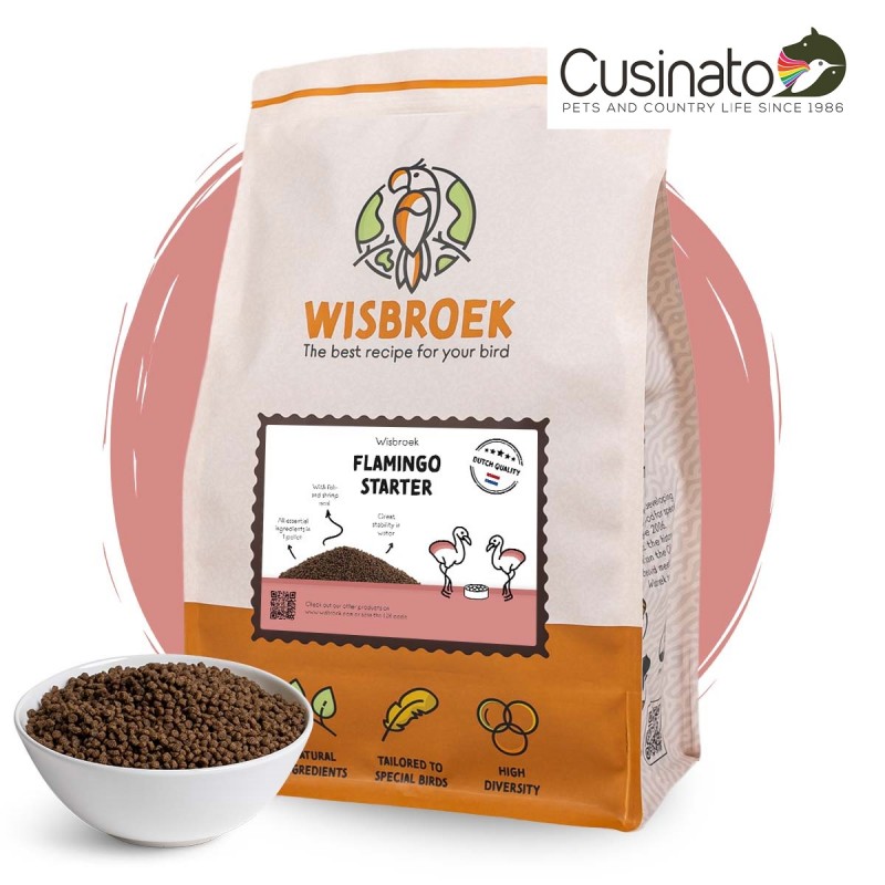 Wisbroek Flamingo Starter Estruso Piccoli di Fenicotteri Ibis Spatole Alta  qualità