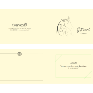 Gift Card Cusinato-Digitale 25€