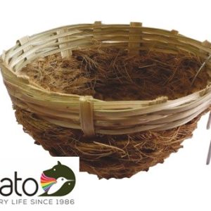 Sisal Fibre Nido in Cocco con Gancio dm.11