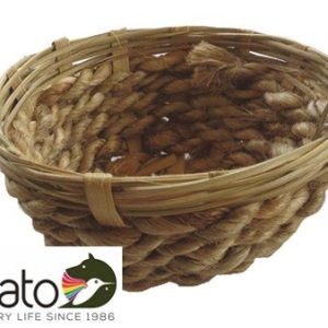 Sisal Fibre Nido in Juta con Gancio dm.11