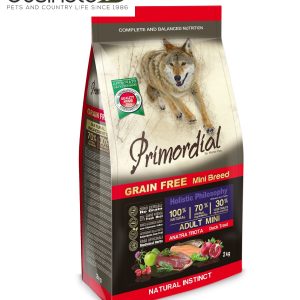PRIMORDIAL MINI-ANATRA e TROTA Grain free MrPet