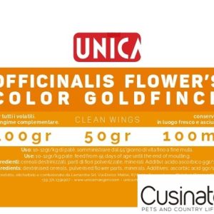 Unica Officinalis Flower's Color Goldfinch