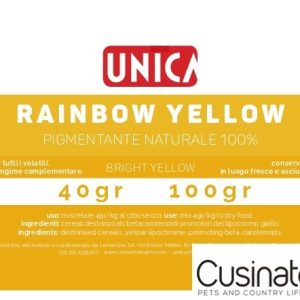 Unica Rainbow yellow pigmentante naturale