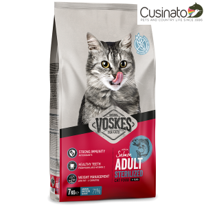 Voskes Cat Adult Complete Sterilized Salmon