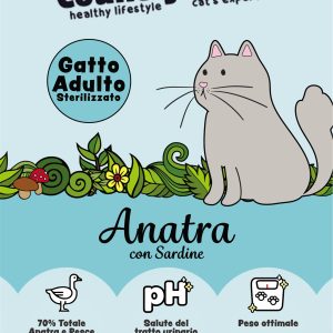 Country Tails - Cat Expert Grainfree con Anatra e Sardine Gatto Sterilizzato