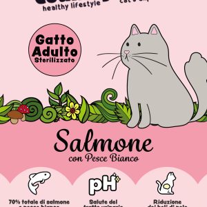 Country Tails - Cat Expert Grainfree al Salmone con Pesce Bianco Gatto Sterilizzato