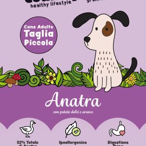 Country Tails Grain free a base di ANATRA con patate dolci e arance