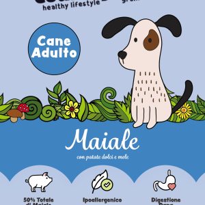 Country Tails Grain free a base di MAIALE con patate dolci e mele