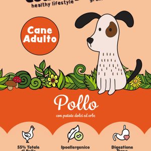 Country Tails Grain free a base di POLLO con patate dolci ed erbe