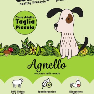 Country Tails Grain free a base di AGNELLO con patate dolci e menta