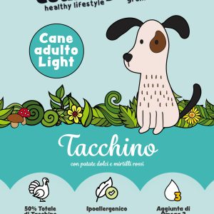 Country Tails Grain free a base di TACCHINO con patate dolci e mirtilli rossi