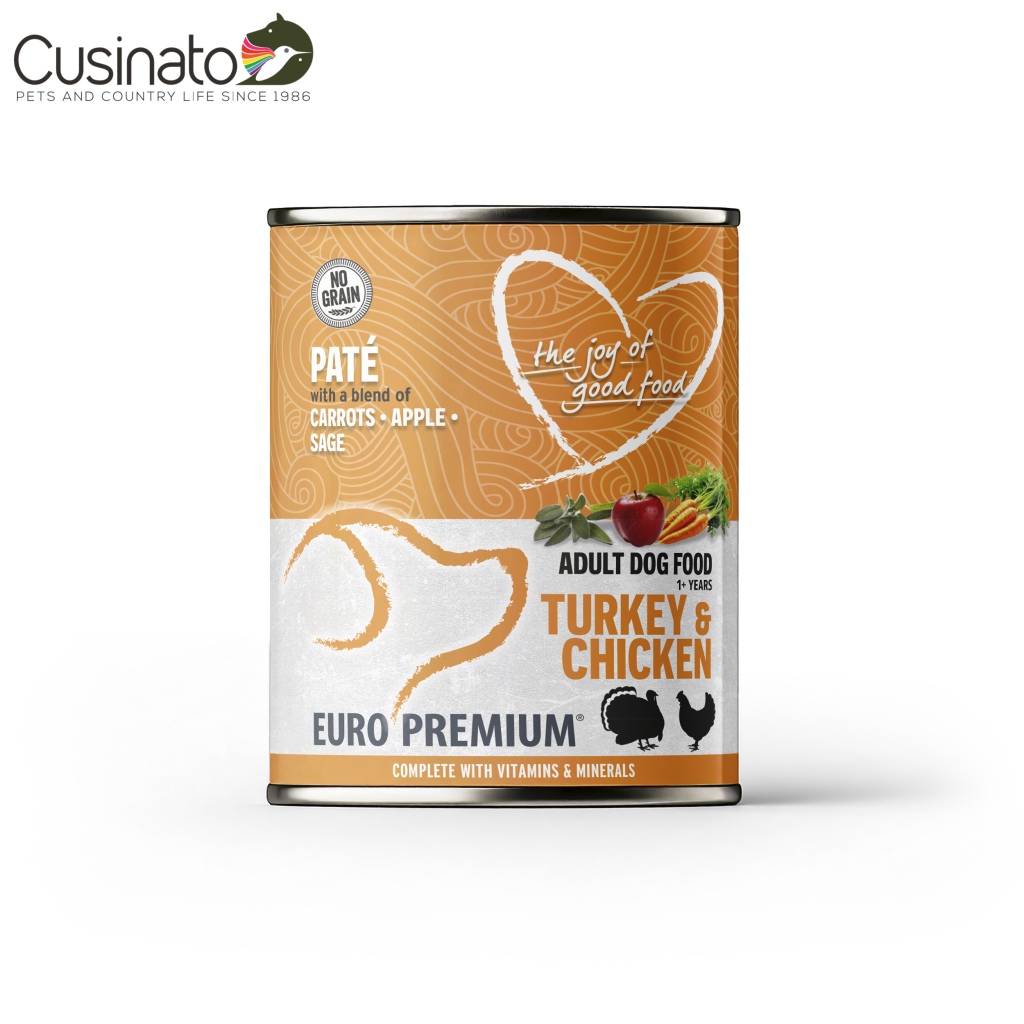 Europremium_Patè_Adulto_Tacchino_Pollo_Carote_Mele_Salvia