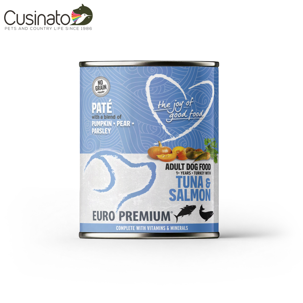 Europremium_Patè_Adulto_Tonno_Salmone_Zucca_Pera_Prezzemolo