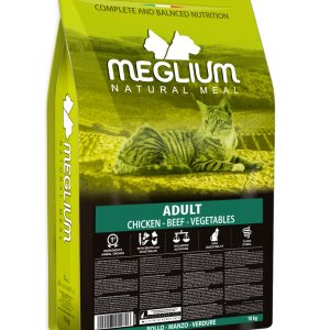 Meglium Gatto Adulto Pollo Manzo e Verdure