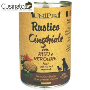 Unipro Cane Rustico Cinghiale, Riso e Verdure
