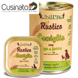 Unipro Cane Rustico Coniglio, Orzo e Farro