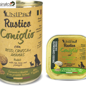 Unipro Cane Rustico Coniglio, Riso e Crusca