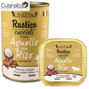 Unipro Cane Rustico Cuccioli con Agnello e Riso