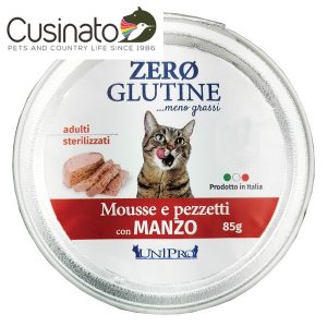 Unipro Gatto Zero Glutine Manzo