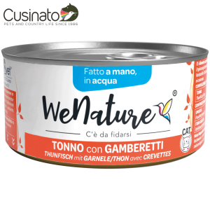 WeNature Gatto Tonno e Gamberetti in acqua