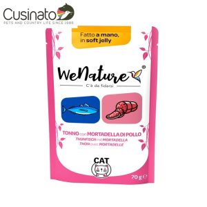 WeNature Puoch Gatto Tonno e Mortadella di Pollo