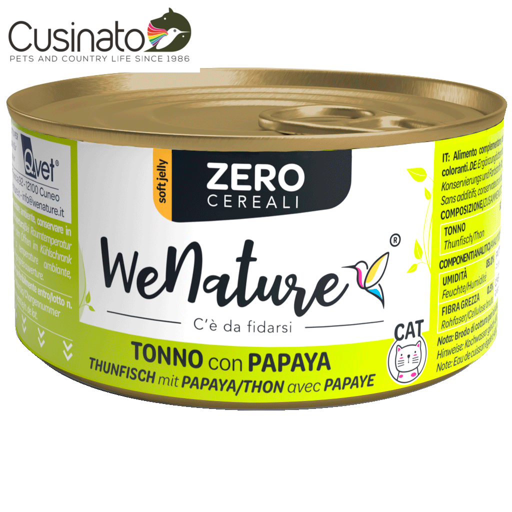 We_Nature_Gatto_Zero_Tonno_Con_Papaya_85gr